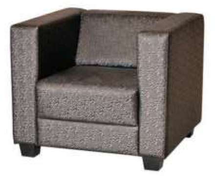 Sessel Silber-Grau